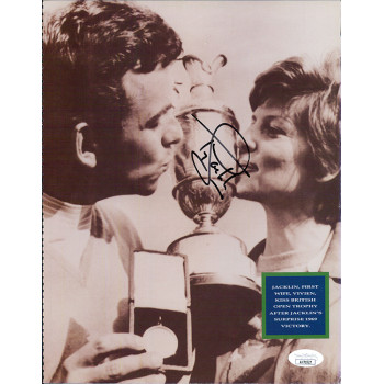 Tony Jacklin PGA Golfer Signed 8.5x11 Cut Magazine Page Photo JSA Authenticated Tony Jacklin PGA Golfer Signed 8.5x11 Cut Magazine Page Photo JSA Authenticated