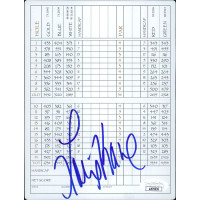 Lorie Kane LPGA Golfer Signed The Ridge Golf Club Scorecard JSA Authenticated Lorie Kane LPGA Golfer Signed The Ridge Golf Club Scorecard JSA Authenticated