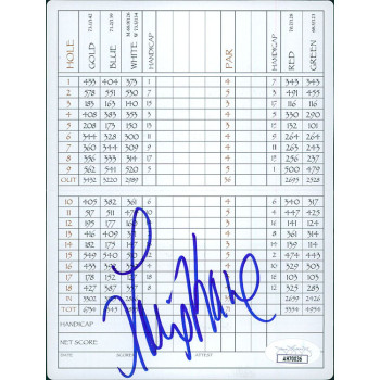 Lorie Kane LPGA Golfer Signed The Ridge Golf Club Scorecard JSA Authenticated Lorie Kane LPGA Golfer Signed The Ridge Golf Club Scorecard JSA Authenticated
