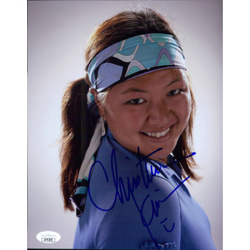 Christina Kim LPGA Golfer Signed 8x10 Glossy Photo JSA Authenticated