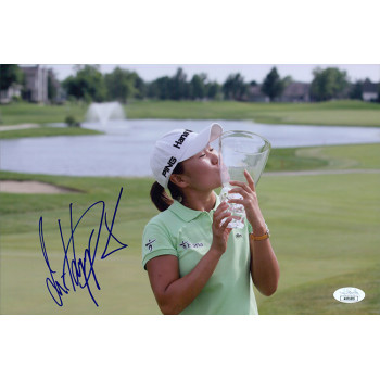 In-Kyung Kim LPGA Golfer Signed 8x12 Glossy Photo JSA Authenticated