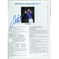 Tom Kite PGA Golfer Signed 8x11 Cut Magazine Page Photo JSA Authenticated Tom Kite PGA Golfer Signed 8x11 Cut Magazine Page Photo JSA Authenticated
