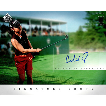 Candie Kung Signed 2004 SP Signature Shots 8x10 Photo UDA Authenticated