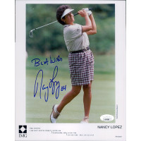 Nancy Lopez LPGA Golfer Signed 8x10 Glossy Photo JSA Authenticated Nancy Lopez LPGA Golfer Signed 8x10 Glossy Photo JSA Authenticated