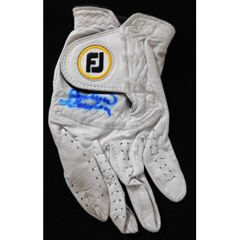 Stephanie Louden LPGA Golfer Signed FootJoy Used Golf Glove JSA Authenticated