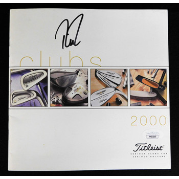 Davis Love III PGA Golfer Signed Titleist 2000 Catalog JSA Authenticated