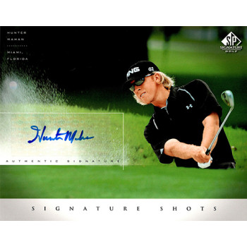 Hunter Mahan Signed 2004 SP Signature Shots 8x10 Photo UDA Authenticated