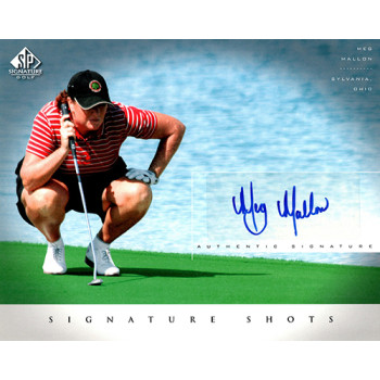 Meg Mallon Signed 2004 SP Signature Shots 8x10 Photo UDA Authenticated