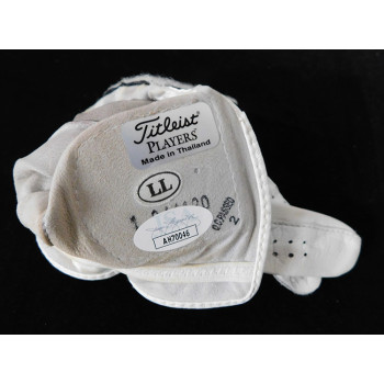 Kristy McPherson LPGA Golfer Signed Titleist Used Golf Glove JSA Authenticated