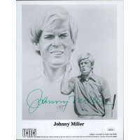 Johnny Miller PGA Golfer Signed 7.5x9.75 Glossy Photo JSA Authenticated Johnny Miller PGA Golfer Signed 7.5x9.75 Glossy Photo JSA Authenticated