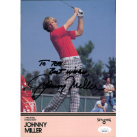 Johnny Miller PGA Golfer Signed 7x10 Promo Page Photo JSA Authenticated Johnny Miller PGA Golfer Signed 7x10 Promo Page Photo JSA Authenticated