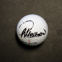 Gil Morgan PGA Golfer Signed Top Flite Golf Ball JSA Authenticated