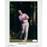 Bobby Nichols PGA Golfer Signed 8x10 Matte Photo JSA Authenticated Bobby Nichols PGA Golfer Signed 8x10 Matte Photo JSA Authenticated