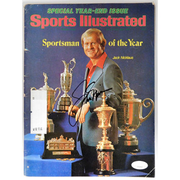 Jack Nicklaus Golfer Signed 1978 Sports Illustrated Magazine JSA Authenticated