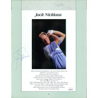 Jack Nicklaus and Gil Morgan Signed 8.5x11 Cut Magazine Page Photo JSA Authentic Jack Nicklaus and Gil Morgan Signed 8.5x11 Cut Magazine Page Photo JSA Authentic