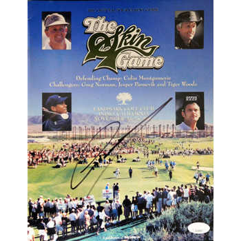 Greg Norman Signed 2001 The Skins Games Program JSA Authenticated