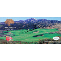 Greg Norman Signed Landmark Golf Club Flyer JSA Authenticated Greg Norman Signed Landmark Golf Club Flyer JSA Authenticated