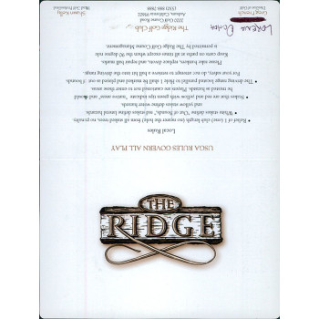 Lorena Ochoa LPGA Golfer Signed The Ridge Golf Club Scorecard JSA Authenticated