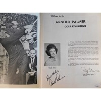 Arnold Palmer and Robert Stack Signed 1972 Exhibition Program JSA Authenticated