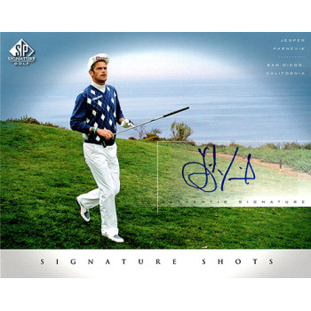 Jesper Parnevik Signed 2004 SP Signature Shots 8x10 Stock Photo UDA Authentic