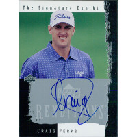 Craig Perks Golfer 2003 Upper Deck Renditions The Signature Exhibit Card #PE Craig Perks Golfer 2003 Upper Deck Renditions The Signature Exhibit Card #PE