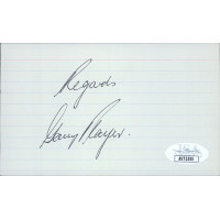 Gary Player PGA Golfer Signed 3x5 Index Card JSA Authenticated Gary Player PGA Golfer Signed 3x5 Index Card JSA Authenticated