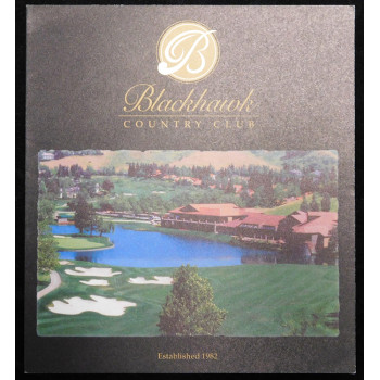 Stacy Prammanasud LPGA Signed Blackhawk Country Club Scorecard JSA Authenticated