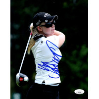 Morgan Pressel LPGA Golfer Signed 8x10 Glossy Photo JSA Authenticated Morgan Pressel LPGA Golfer Signed 8x10 Glossy Photo JSA Authenticated