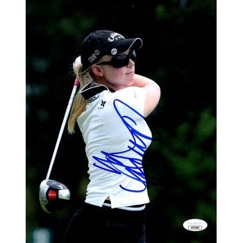 Morgan Pressel LPGA Golfer Signed 8x10 Glossy Photo JSA Authenticated