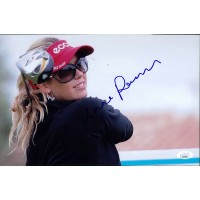 Anna Rawson LPGA Golfer Signed 8x12 Glossy Photo JSA Authenticated