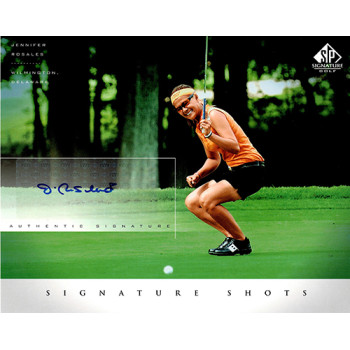 Jennifer Rosales Signed 2004 SP Signature Shots 8x10 Photo UDA Authenticated