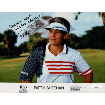 Patty Sheehan LPGA Golfer Signed 8x10 Glossy Photo JSA Authenticated Patty Sheehan LPGA Golfer Signed 8x10 Glossy Photo JSA Authenticated