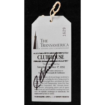 J. C. Snead PGA Golfer Signed The Transamerica 1992 Ticket JSA Authenticated