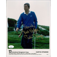 Curtis Strange PGA Golfer Signed 8x10 Glossy Photo JSA Authenticated Curtis Strange PGA Golfer Signed 8x10 Glossy Photo JSA Authenticated