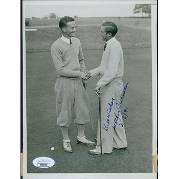 Willie Turnesa Golfer Signed 6x8 Original Still Photo JSA Authenticated Willie Turnesa Golfer Signed 6x8 Original Still Photo JSA Authenticated