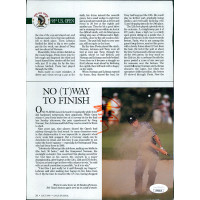 Bob Tway PGA Golfer Signed 8x10.5 Cut Magazine Page Photo JSA Authenticated Bob Tway PGA Golfer Signed 8x10.5 Cut Magazine Page Photo JSA Authenticated