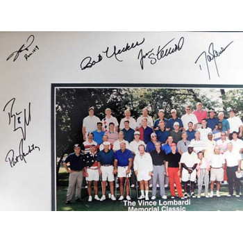 Vince Lombardi 1993 Memorial Classic Signed Matte by 11 Players JSA Authentic