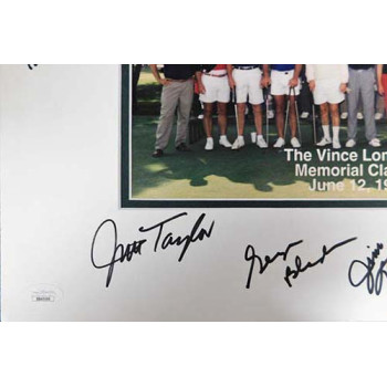 Vince Lombardi 1993 Memorial Classic Signed Matte by 11 Players JSA Authentic