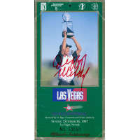 Duffy Waldorf PGA Golfer Signed Las Vegas Invitational 1997 Ticket JSA Authentic Duffy Waldorf PGA Golfer Signed Las Vegas Invitational 1997 Ticket JSA Authentic