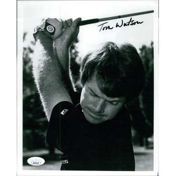 Tom Watson PGA Golfer Signed 8x10 Glossy Photo JSA Authenticated Tom Watson PGA Golfer Signed 8x10 Glossy Photo JSA Authenticated
