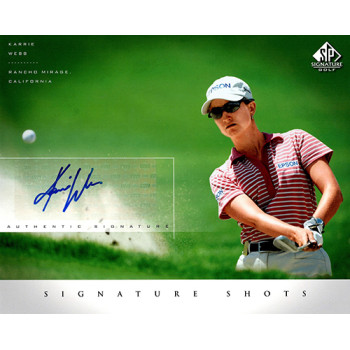 Karrie Webb Signed 2004 SP Signature Shots 8x10 Photo UDA Authenticated