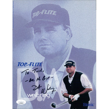 D.A. Weibring PGA Golfer Signed 8.5x11 Cardstock Promo Photo JSA Authenticated D.A. Weibring PGA Golfer Signed 8.5x11 Cardstock Promo Photo JSA Authenticated