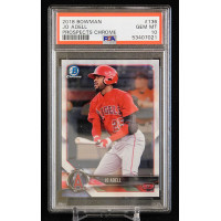 Jo Adell LA Angels 2018 Bowman Chrome Prospects Card #BCP136 PSA 10 Gem Mint