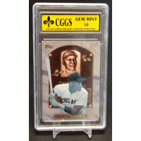 Ernie Banks 1998 Topps Hall of Fame Collection Card #HOF7 CGGS 10 Mint