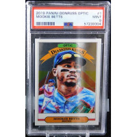 Mookie Betts Boston Red Sox 2019 Panini Donruss Optic Card #1 PSA 9 Mint