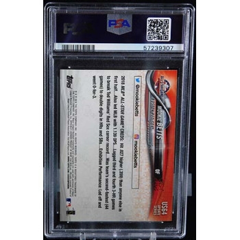 Mookie Betts Boston Red Sox 2018 Topps Update Card #US64 PSA 9 Mint