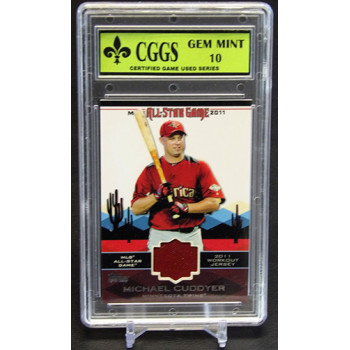 Michael Cuddyer 2011 Topps All-Star Stitches Game Card #AS-24 CGGS 10 Gem Mint