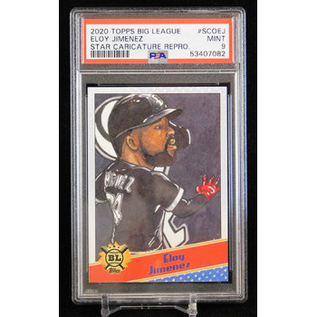 Eloy Jimenez White Sox 2020 Topps Big League Star Caricature #SCO-EJ PSA 9 Mint