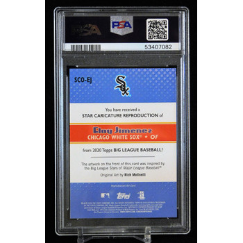 Eloy Jimenez White Sox 2020 Topps Big League Star Caricature #SCO-EJ PSA 9 Mint