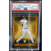 Eloy Jimenez 2019 Panini Chronicles Timeless Treasures Gold Card #2 PSA 8 /199
